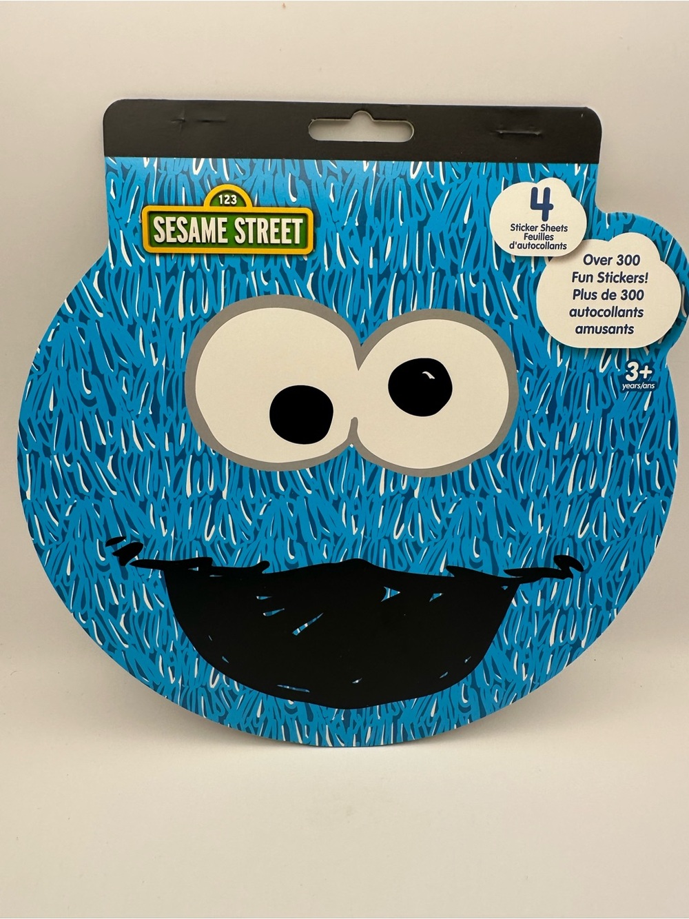 Sesame Street Cookie Monster Blue Party Sticker Pack